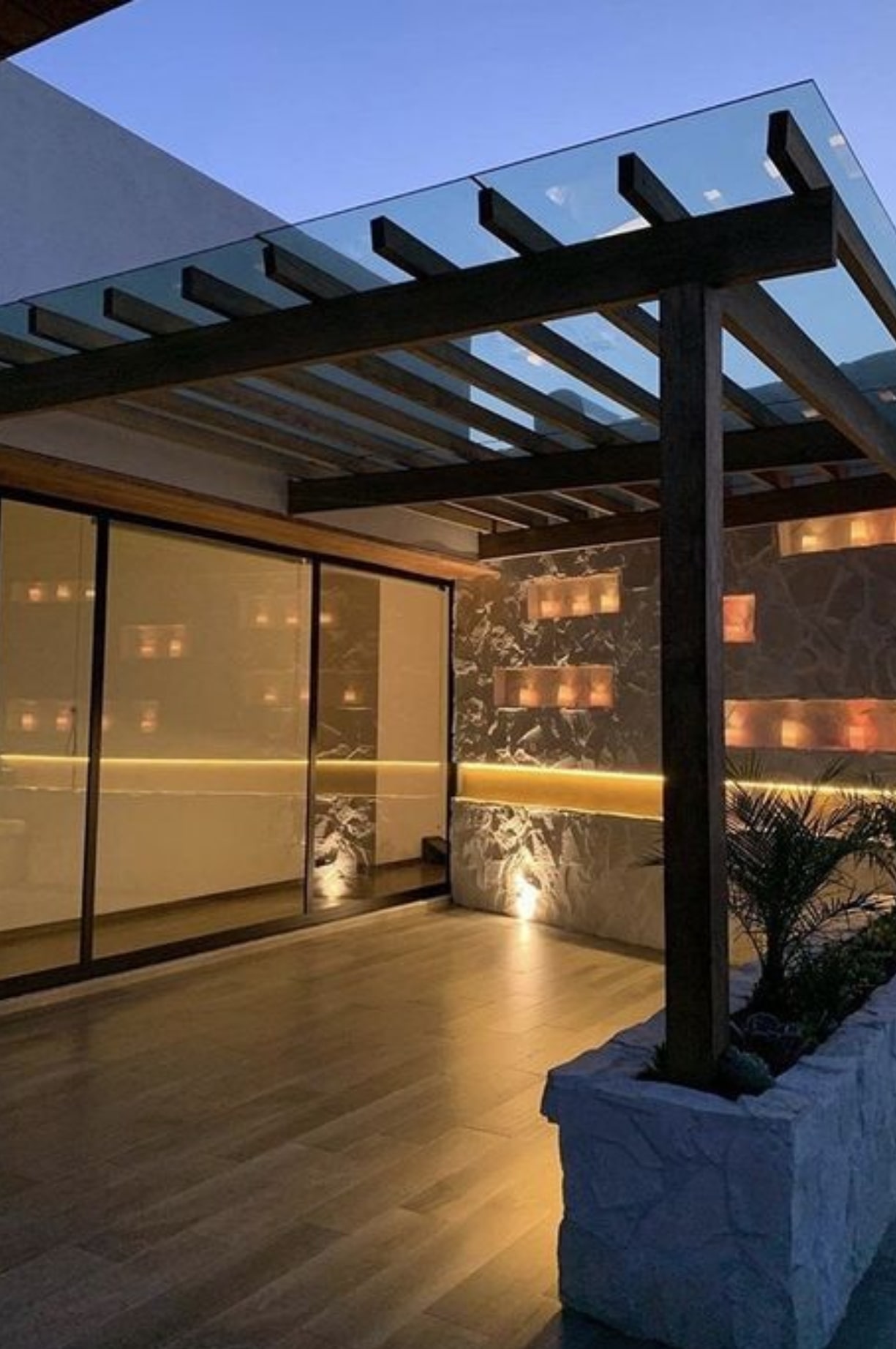 Glass Pergolas